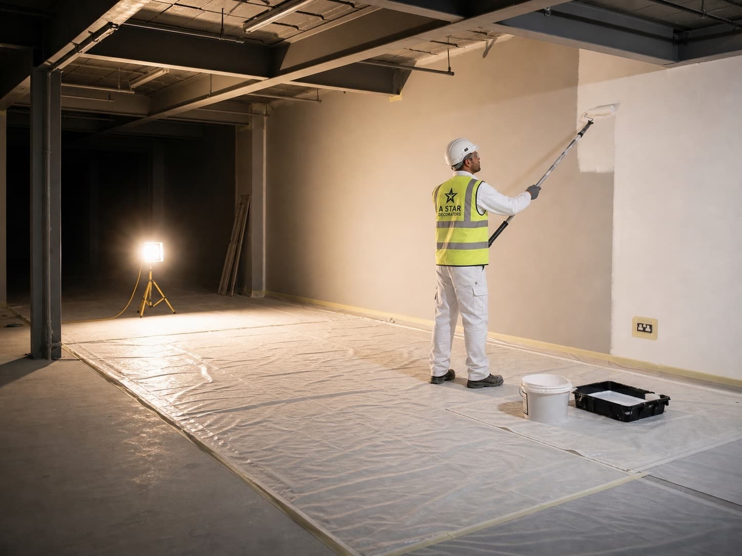 Commercial decorating. A Star Decorators commercial decorators UK