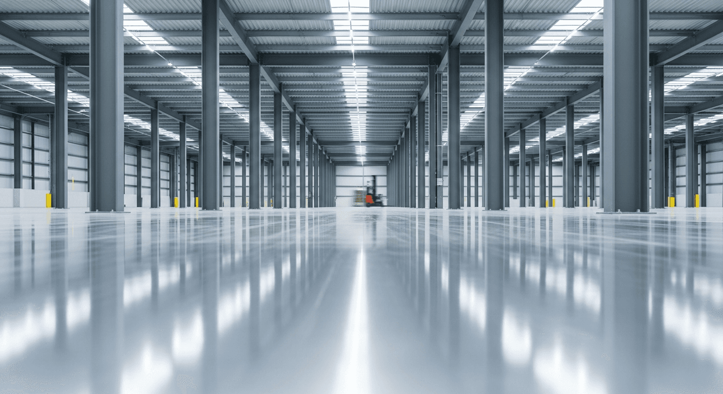 Warehouse and industrial coatings. A Star Decorators industrial coatings